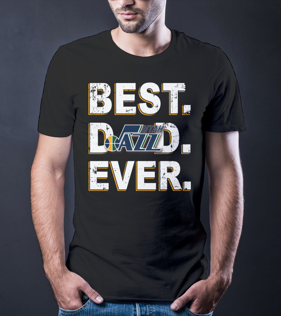 Best Dad Ever Utah Jazz T-Shirt