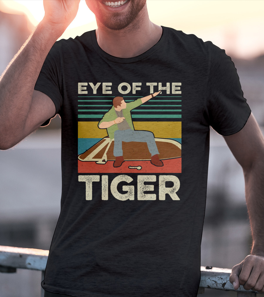 Supernatural Dean Eye Of The Tiger Retro Pose T-Shirt