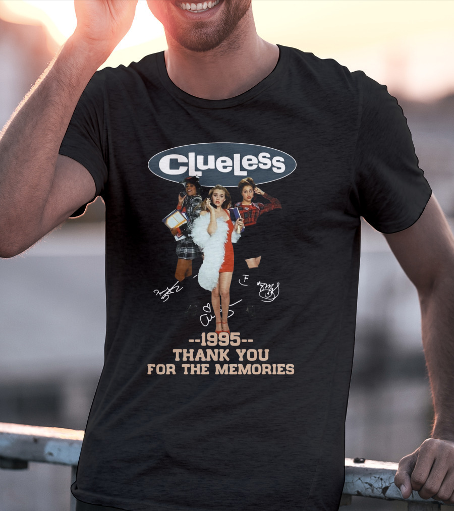 Clueless 1995 Thank You For The Memories Vintage Fashion Icons T-Shirt