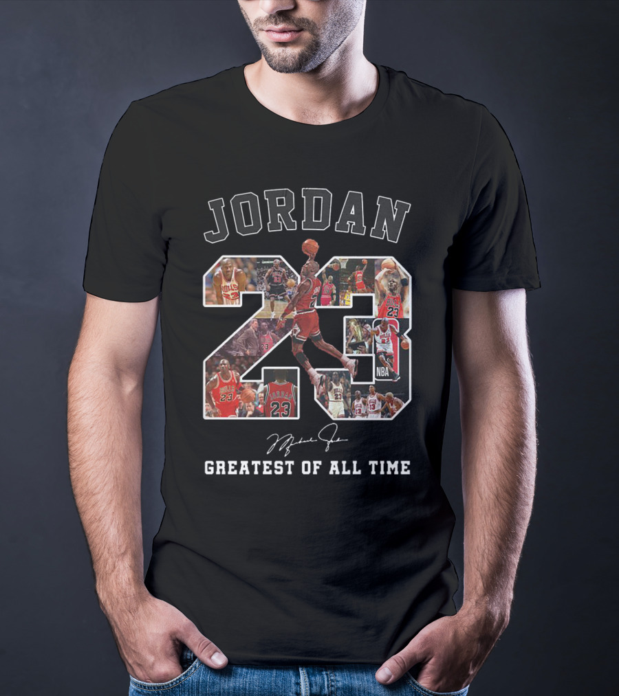 Jordan 23 Greatest Of All Time Nba T-Shirt