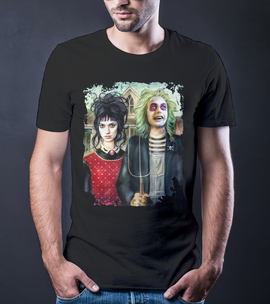 American Gothic Beetlejuice Lydia House T-Shirt