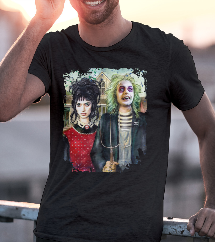American Gothic Beetlejuice Lydia House T-Shirt