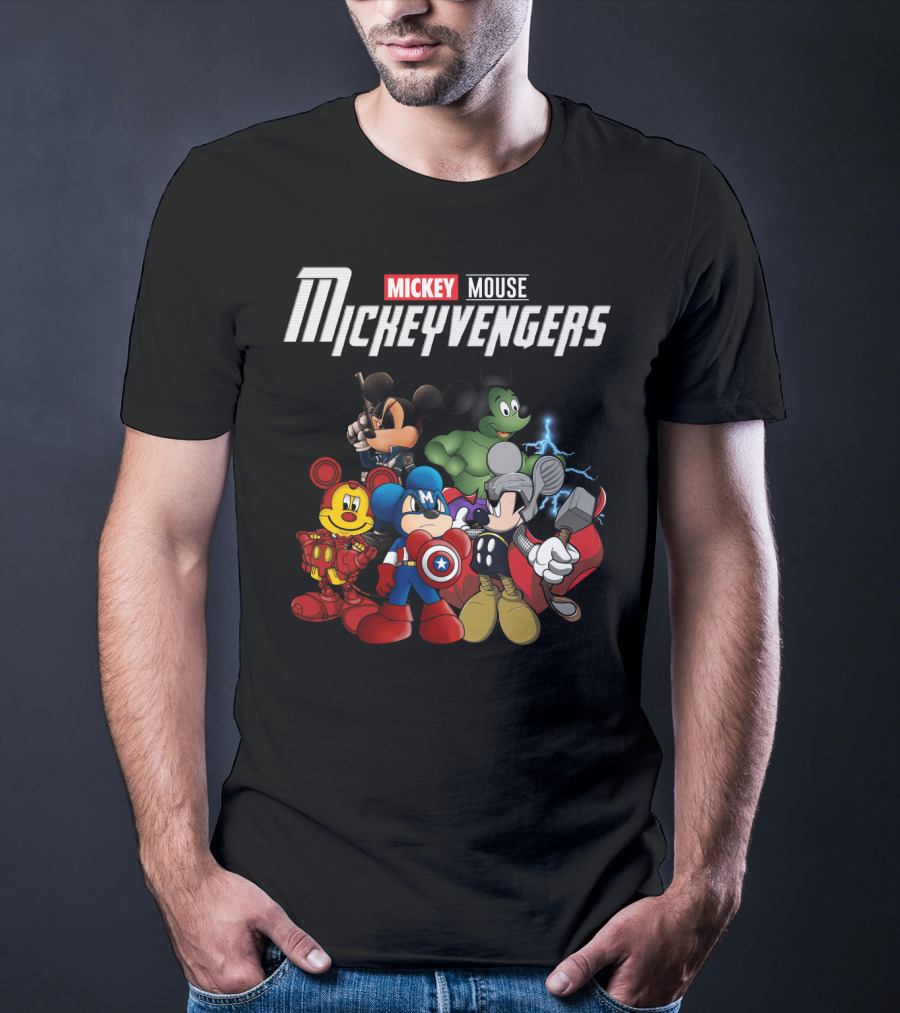 Mickey Mouse Mickeyvengers Marvel Avengers Endgame Disney Crossover T-Shirt
