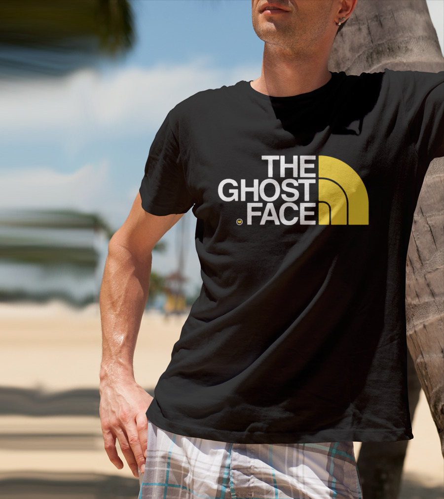 Wu Tang Clan The Ghost Face North Face Logo T-Shirt