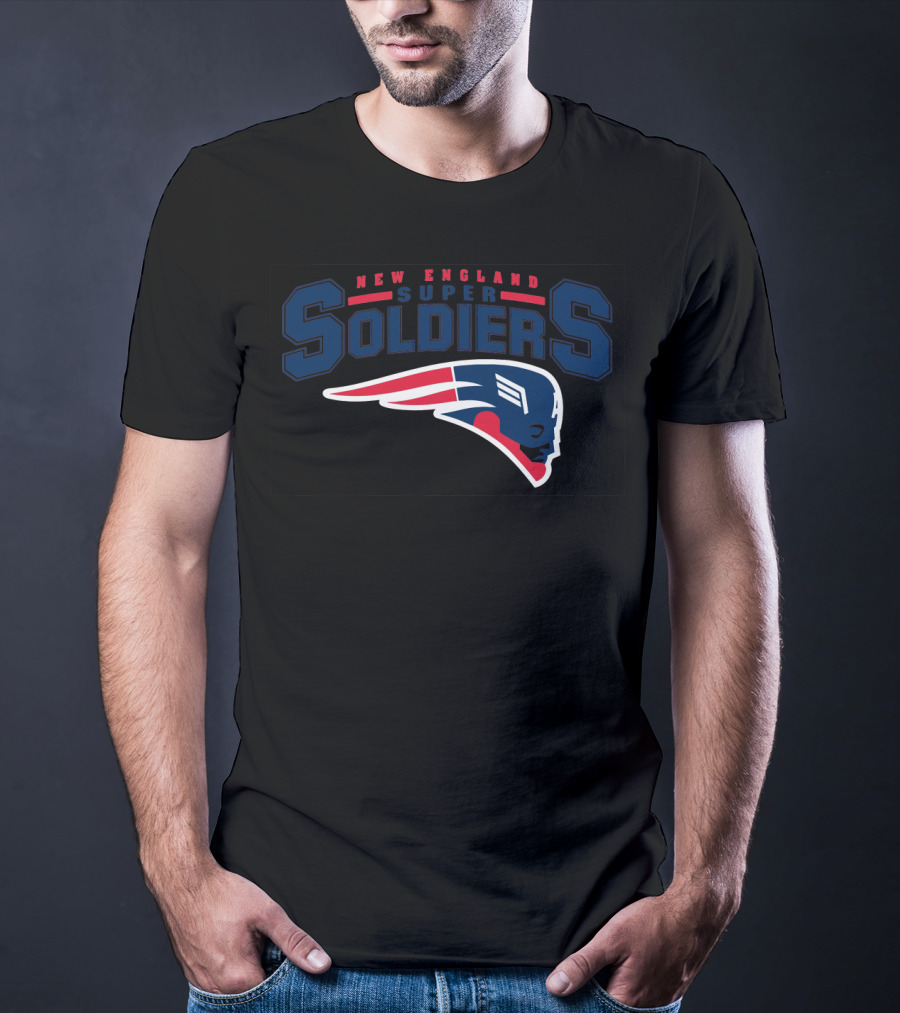 New England Super Soldiers Patriotic Hero T-Shirt