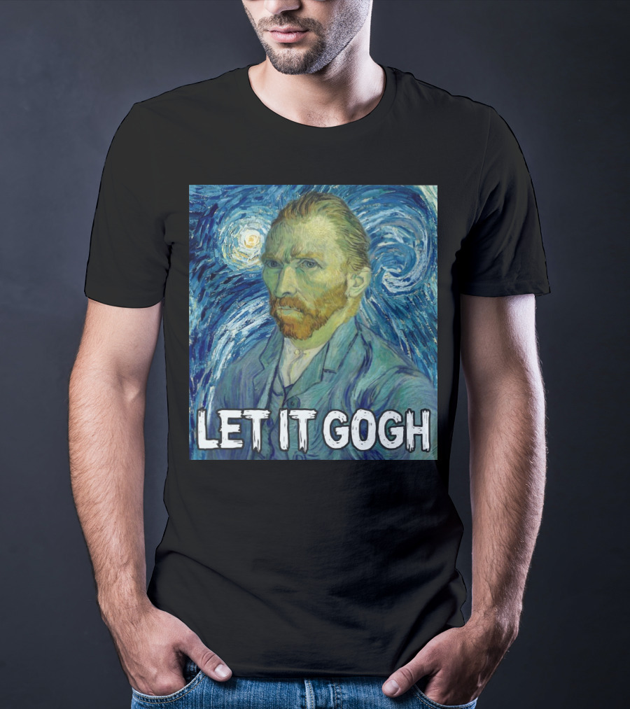Vincent Van Gogh Let It Gogh Starry Night T-Shirt