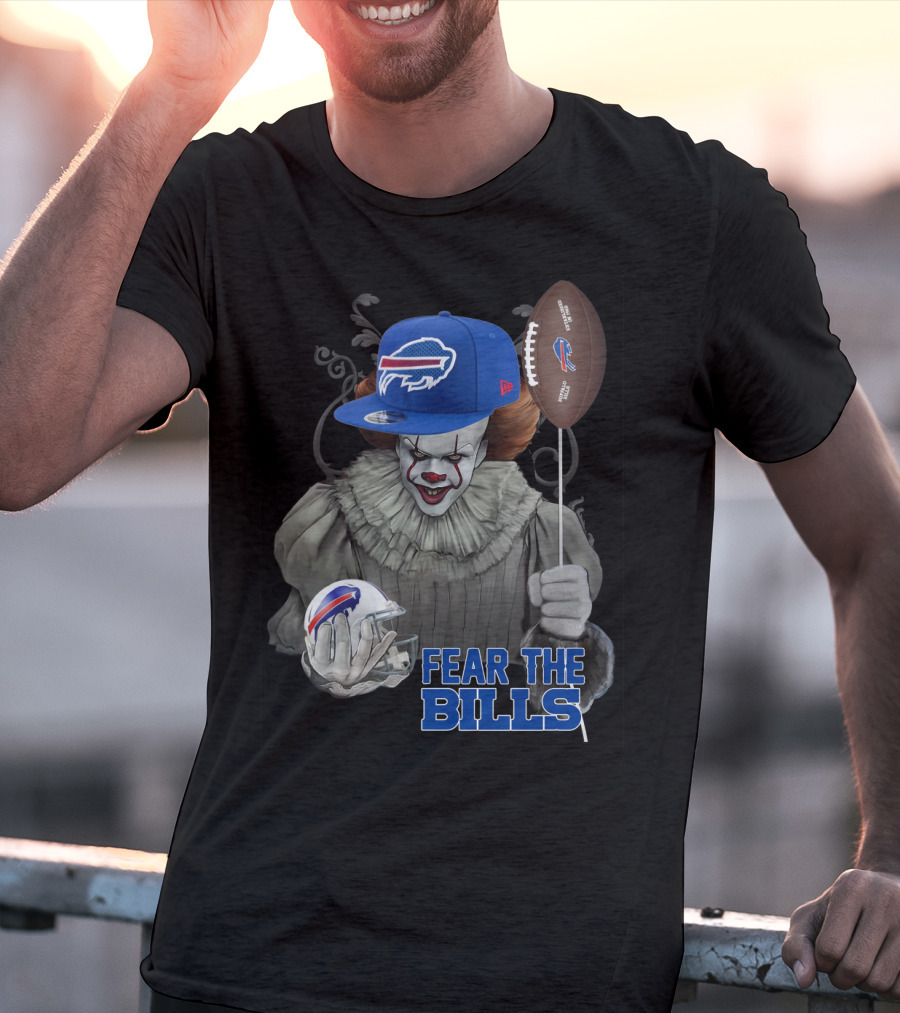 Pennywise Fear The Buffalo Bills Football Helmet T-Shirt