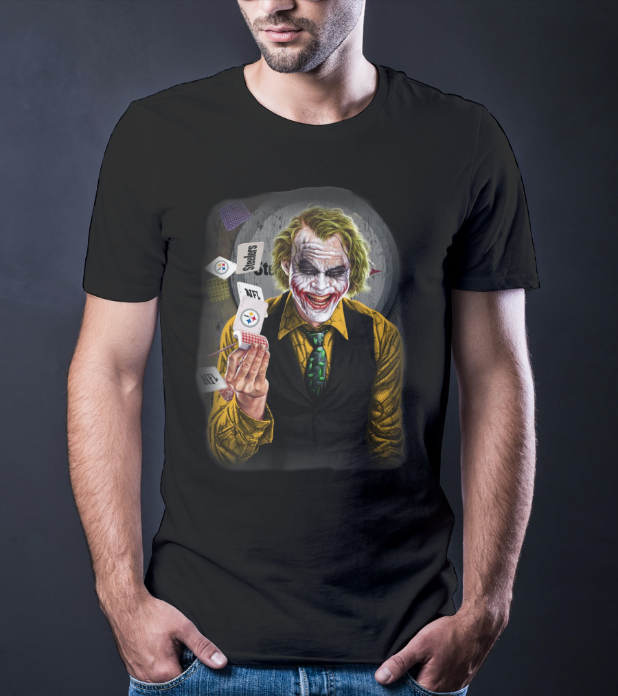 Pittsburgh Steelers Joker Nfl Playing Cards T-Shirt