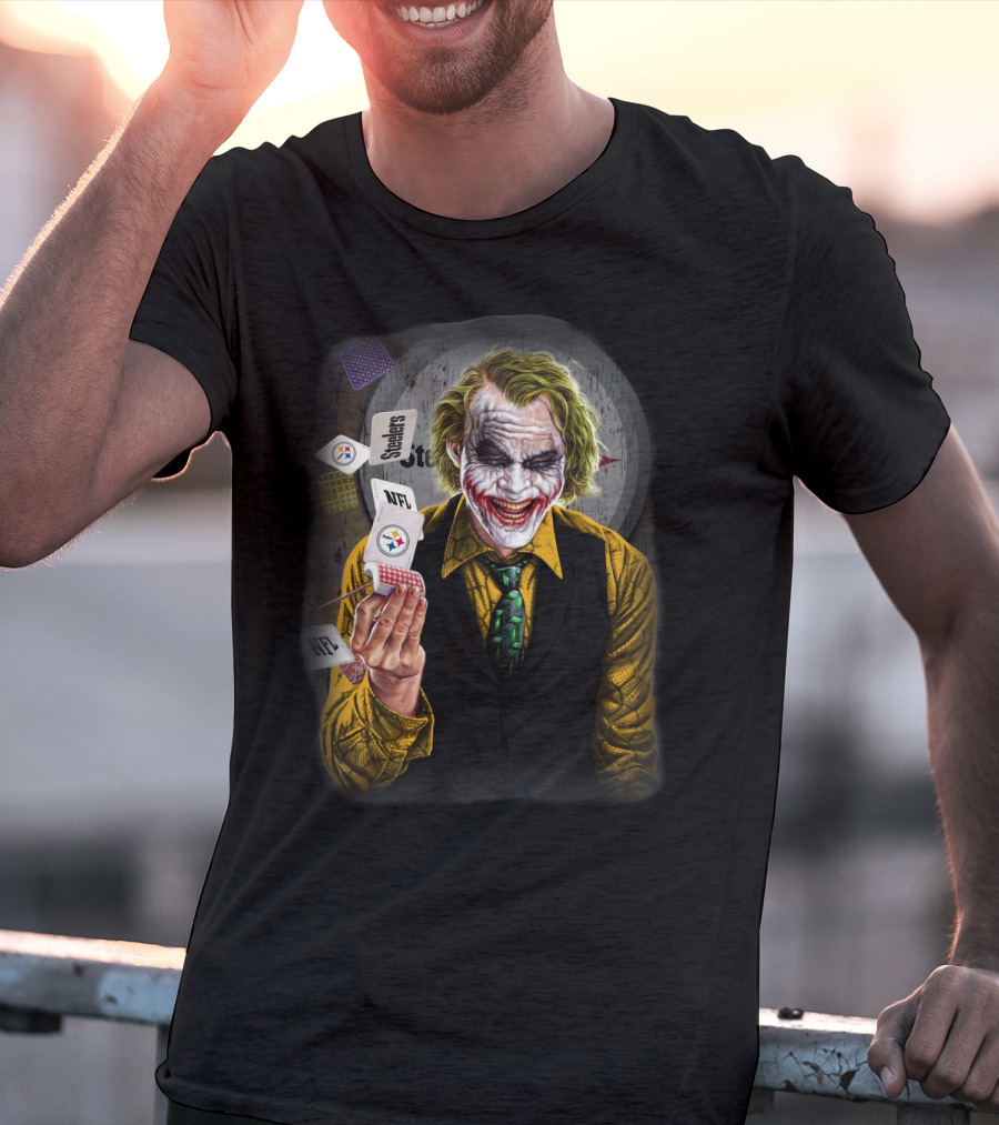 Pittsburgh Steelers Joker Nfl Playing Cards T-Shirt