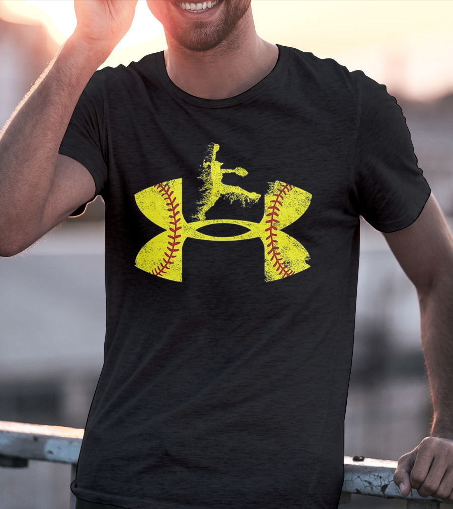 Under Armour Softball Player Jumping T-Shirt