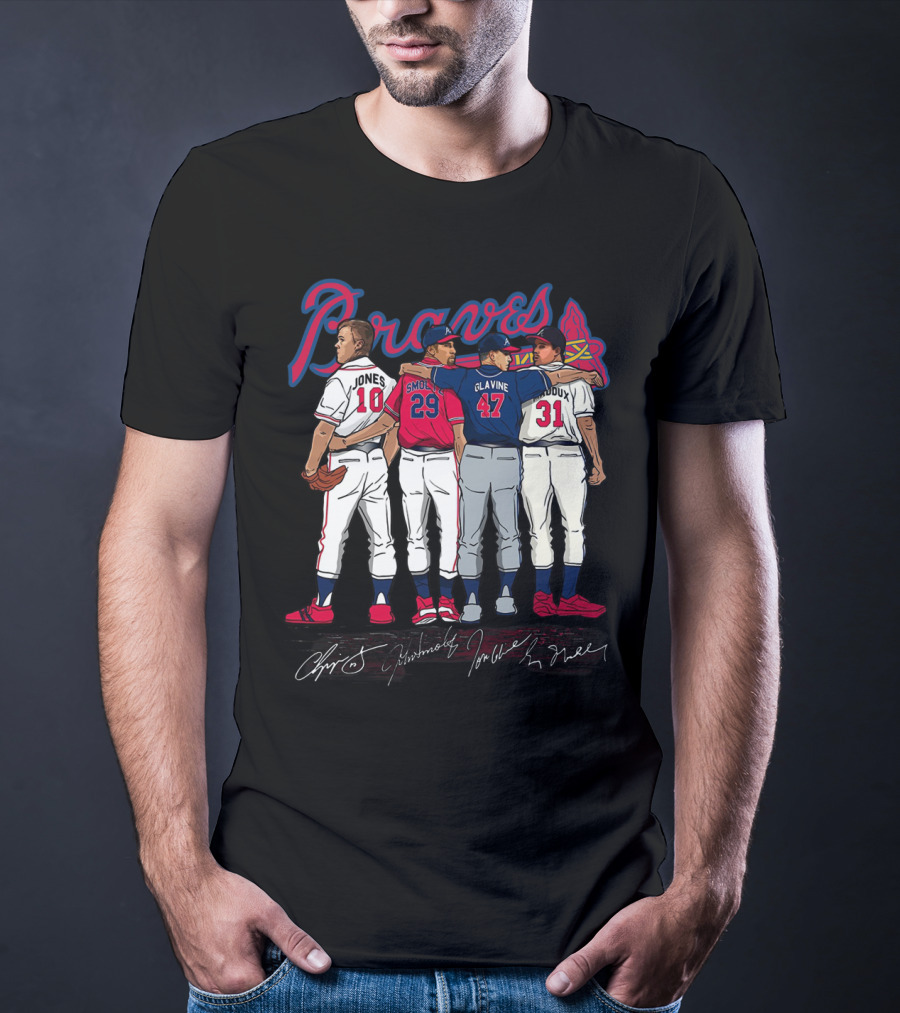 Braves Jones Smoltz Glavine Maddux Legends T-Shirt