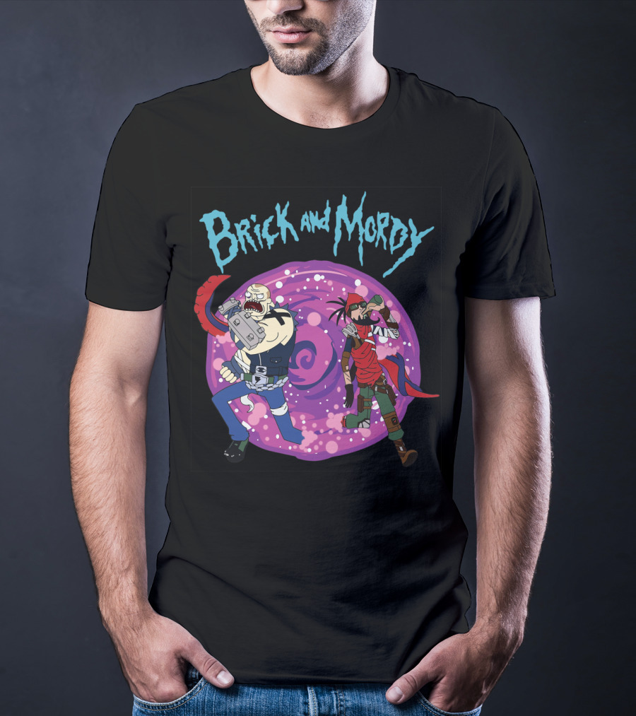 Brick And Moroy Portal Crossover Adventure T-Shirt