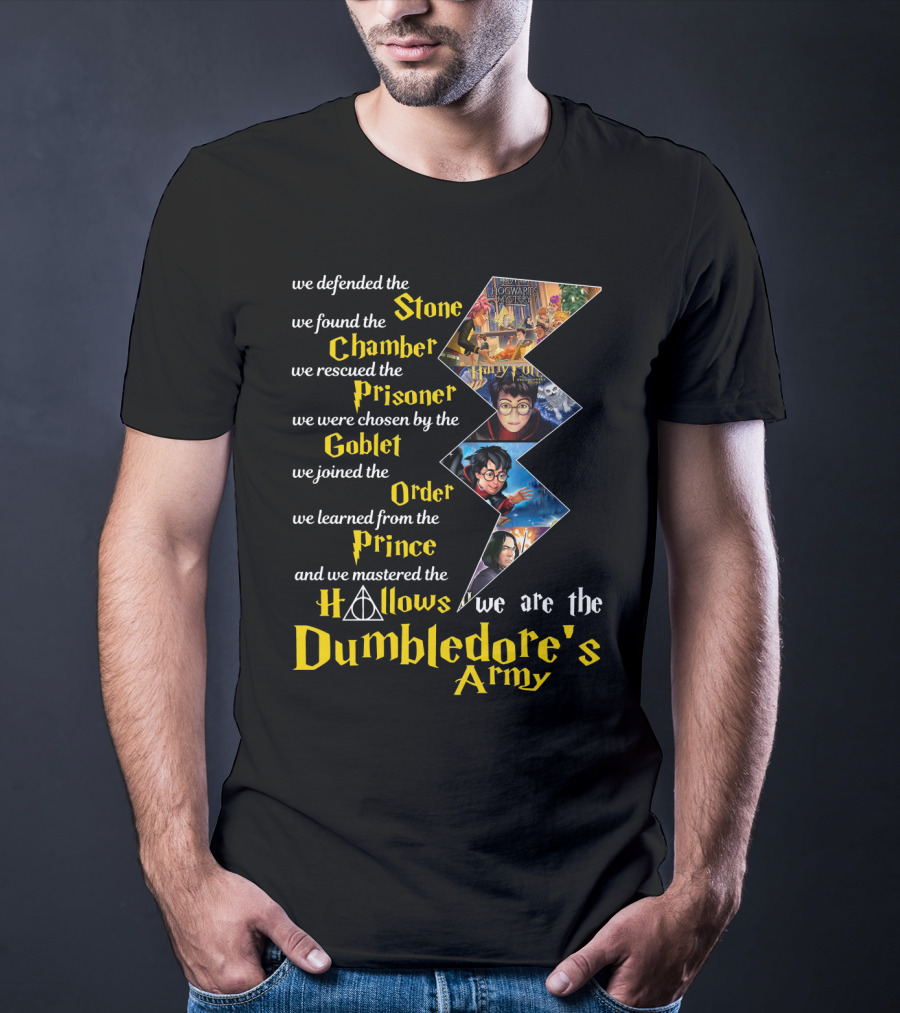 We Defended The Stone Chamber Prisoner Goblet Order Prince Hallows Dumbledore's Army T-Shirt