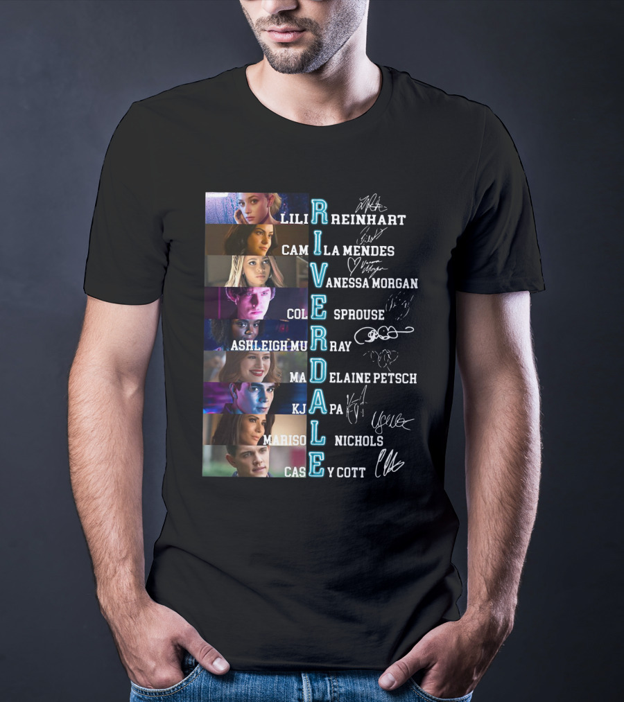 Riverdale Lili Reinhart Camila Mendes Vanessa Morgan Cole Sprouse Ashleigh Murray Madelaine Petsch Kj Apa Marison Nichols Casey Cott T-Shirt