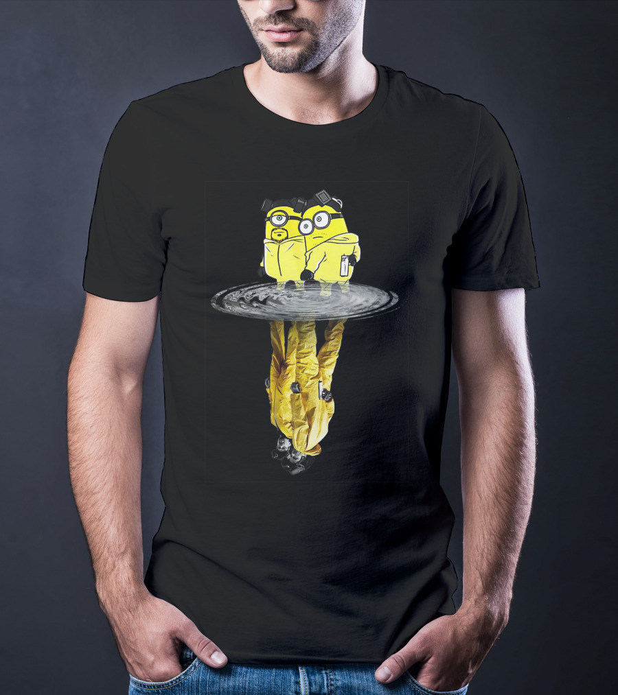 Minion Walter White Jesse Breaking Bad Reflection T-Shirt