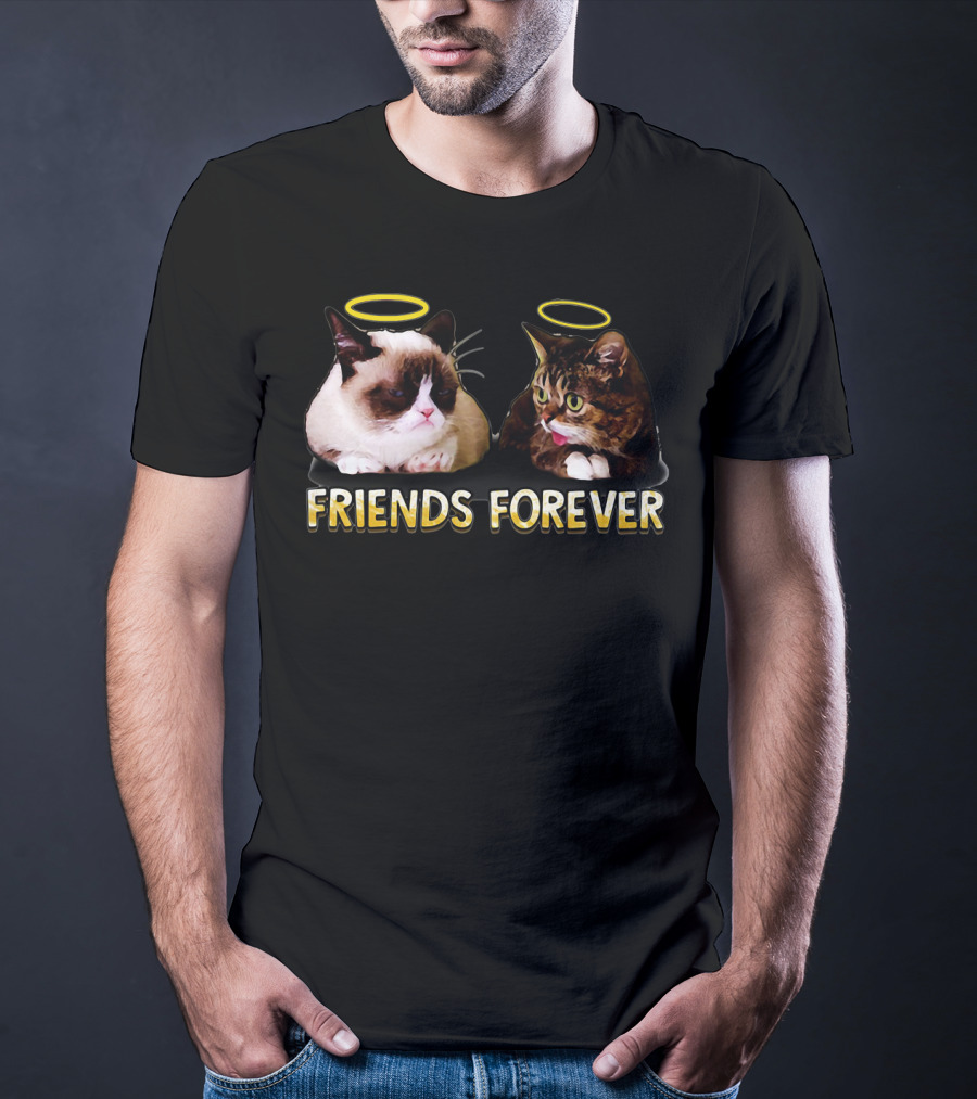 Grumpy Lil Bub Friends Forever T-Shirt