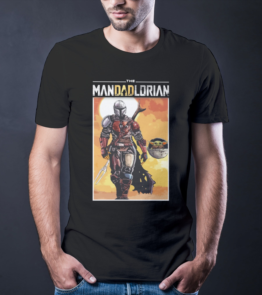 The Mandadlorian Dad Yoda The Mandalorian T-Shirt