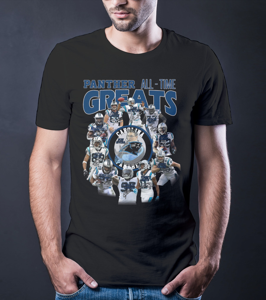 Panther All-Time Greats Carolina Panthers T-Shirt