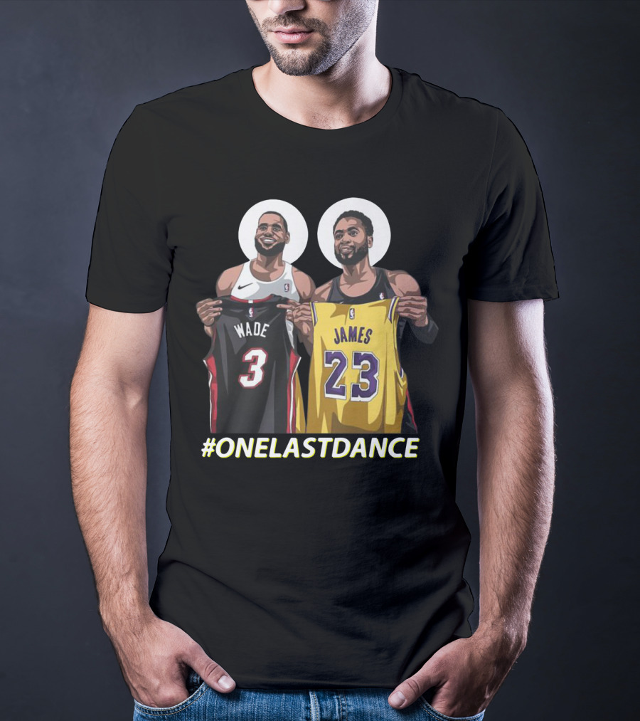 Wade 3 James 23 One Last Dance T-Shirt