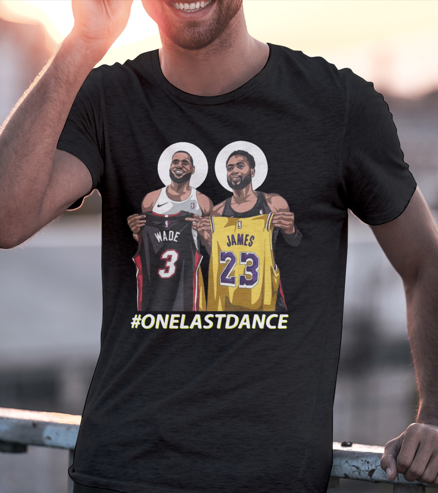 Wade 3 James 23 One Last Dance T-Shirt