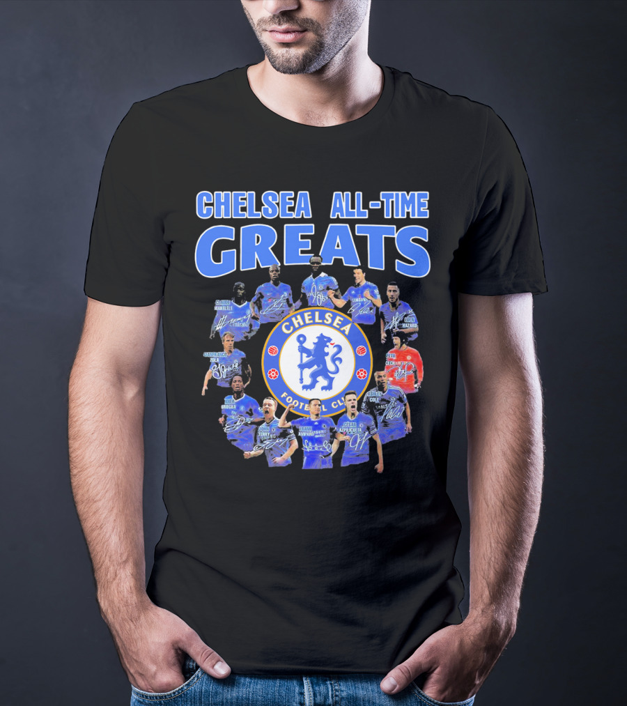Chelsea All-Time Greats Featuring Legends Of Chelsea Football Club T-Shirt