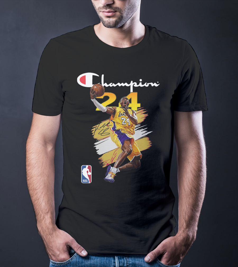 Champion NBA Los Angeles Lakers Kobe Bryant #24 T-Shirt