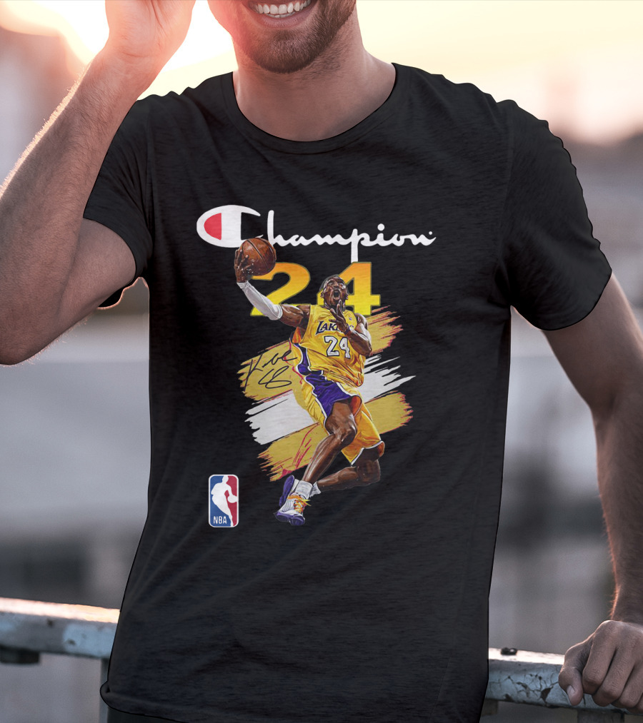 Champion NBA Los Angeles Lakers Kobe Bryant #24 T-Shirt
