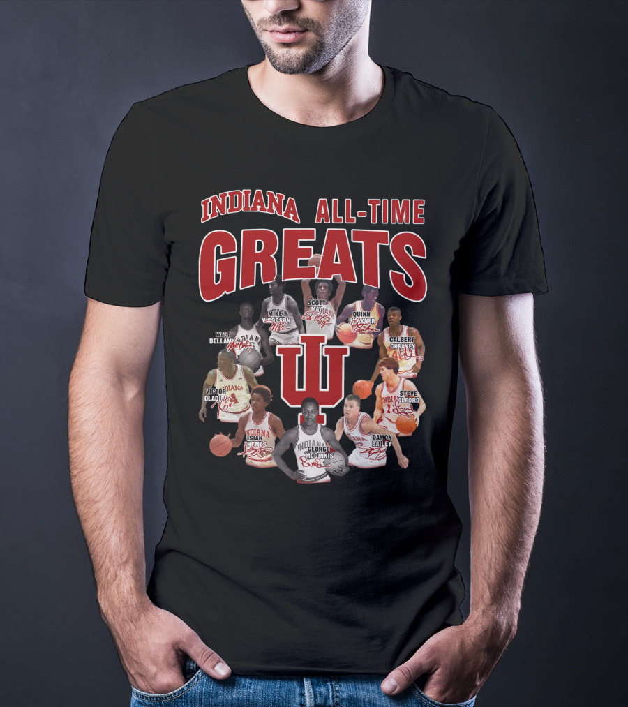 Indiana All-Time Greats IU Basketball Legends T-Shirt