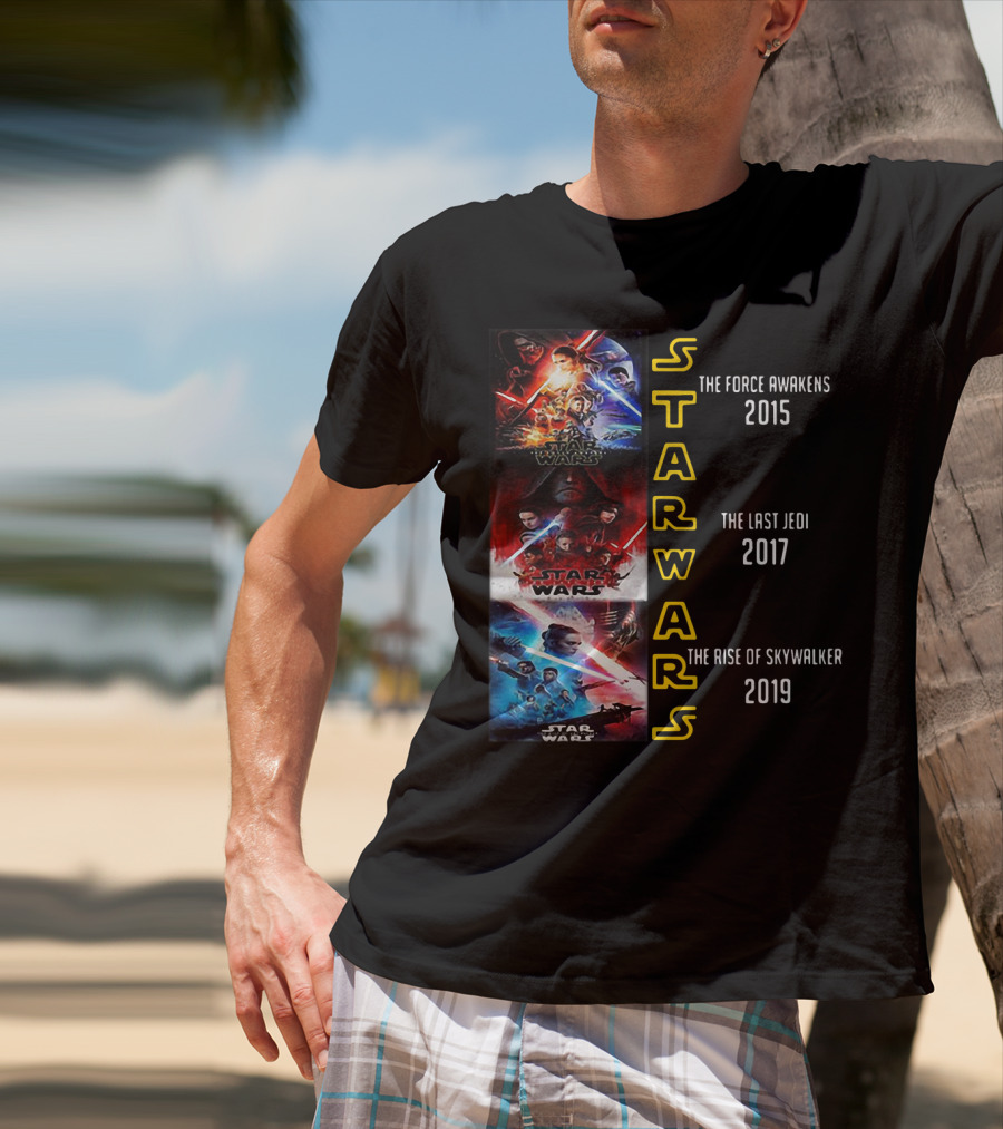Star Wars The Force Awakens The Last Jedi The Rise Of Skywalker 2015 2017 2019 T-Shirt