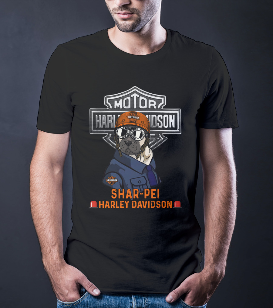 Motor Harley Davidson Shar-Pei Hdteex 112V3 T-Shirt