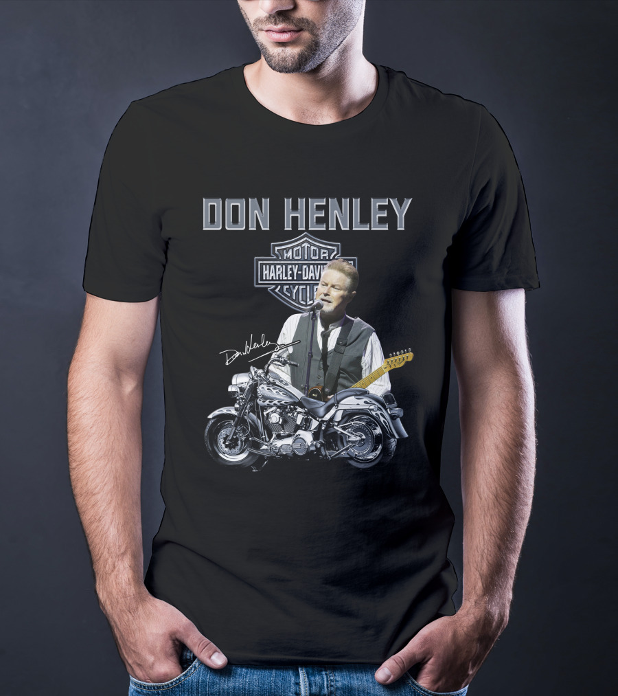 Don Henley Harley Davidson Motorcycle Music Legend T-Shirt