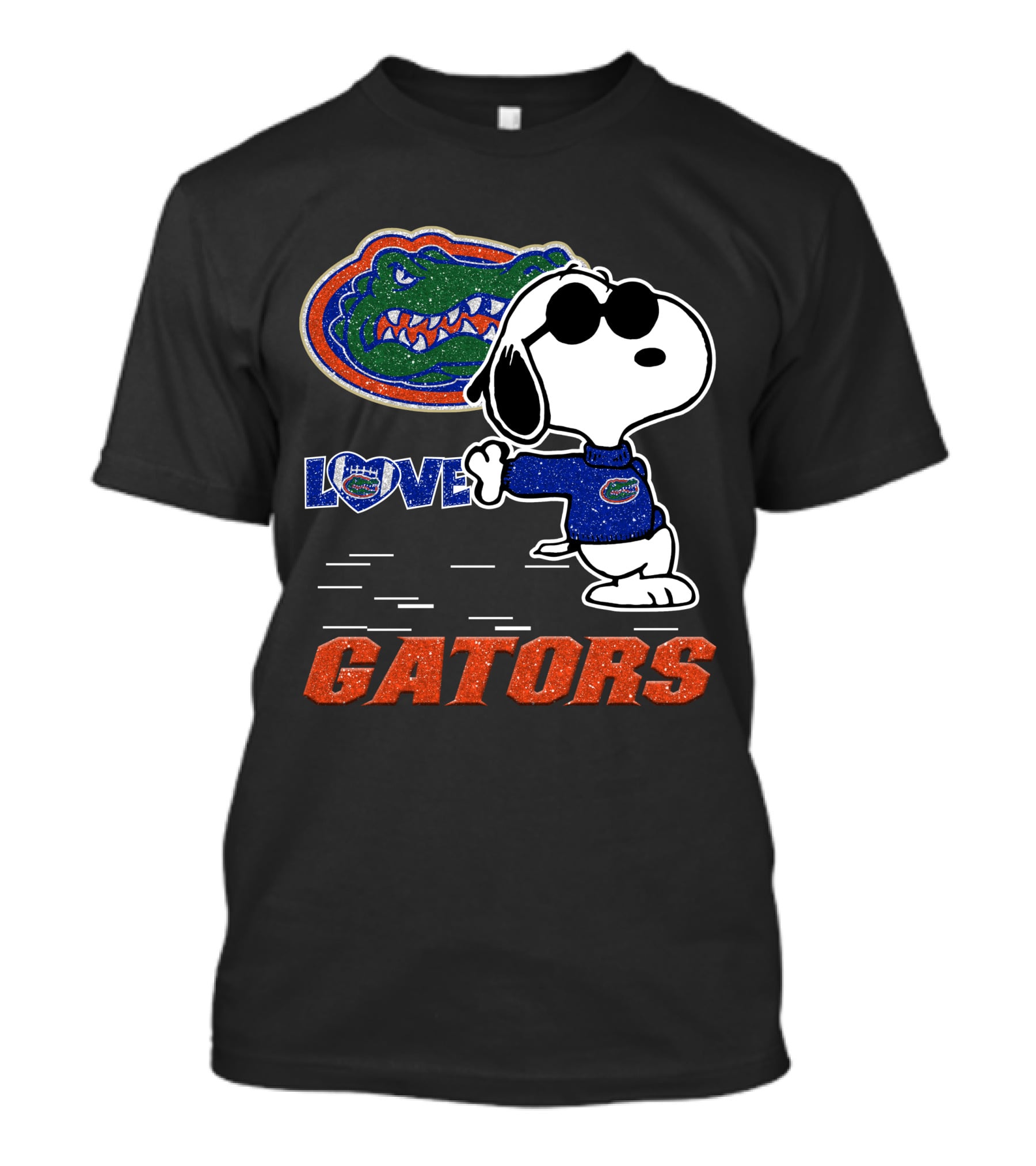 Snoopy Love Florida Gators Football T-Shirt