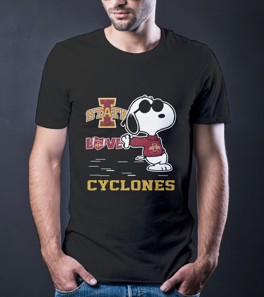 Snoopy Iowa State Love Cyclones T-Shirt