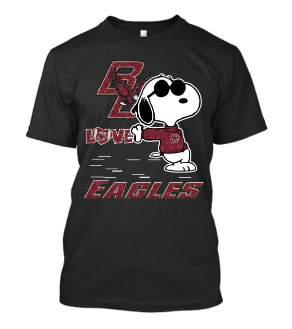 Snoopy BC Love Boston College Eagles T-Shirt