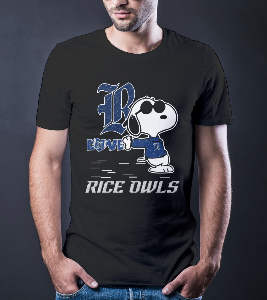 Snoopy Rice Owls Love T-Shirt