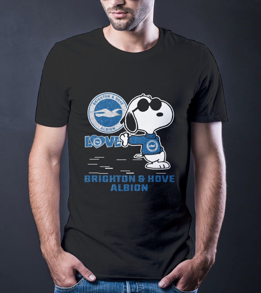 Snoopy Love Brighton & Hove Albion T-Shirt
