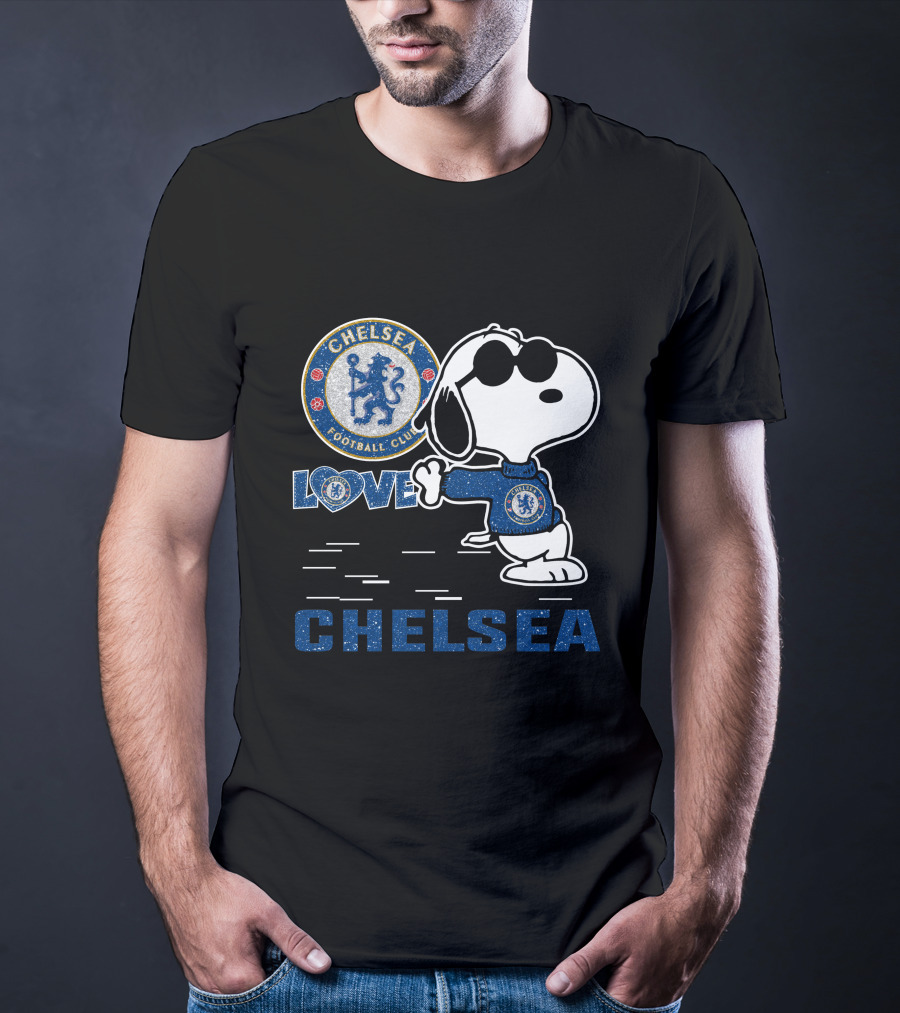 Snoopy Love Chelsea Football Club 131 T-Shirt