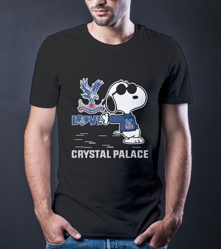 Snoopy Love Crystal Palace Fc Crystal Palace T-Shirt
