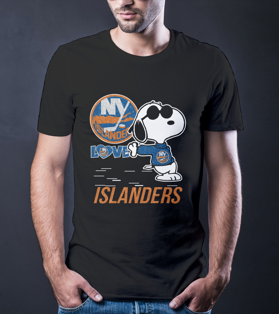 Snoopy Love NY Islanders T-Shirt