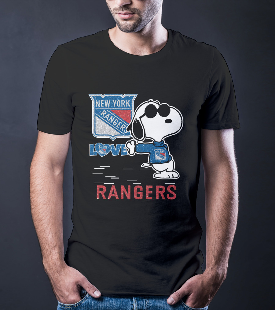 Snoopy Love New York Rangers T-Shirt
