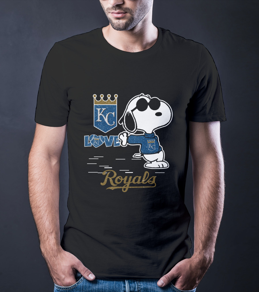Snoopy KC Love Royals T-Shirt