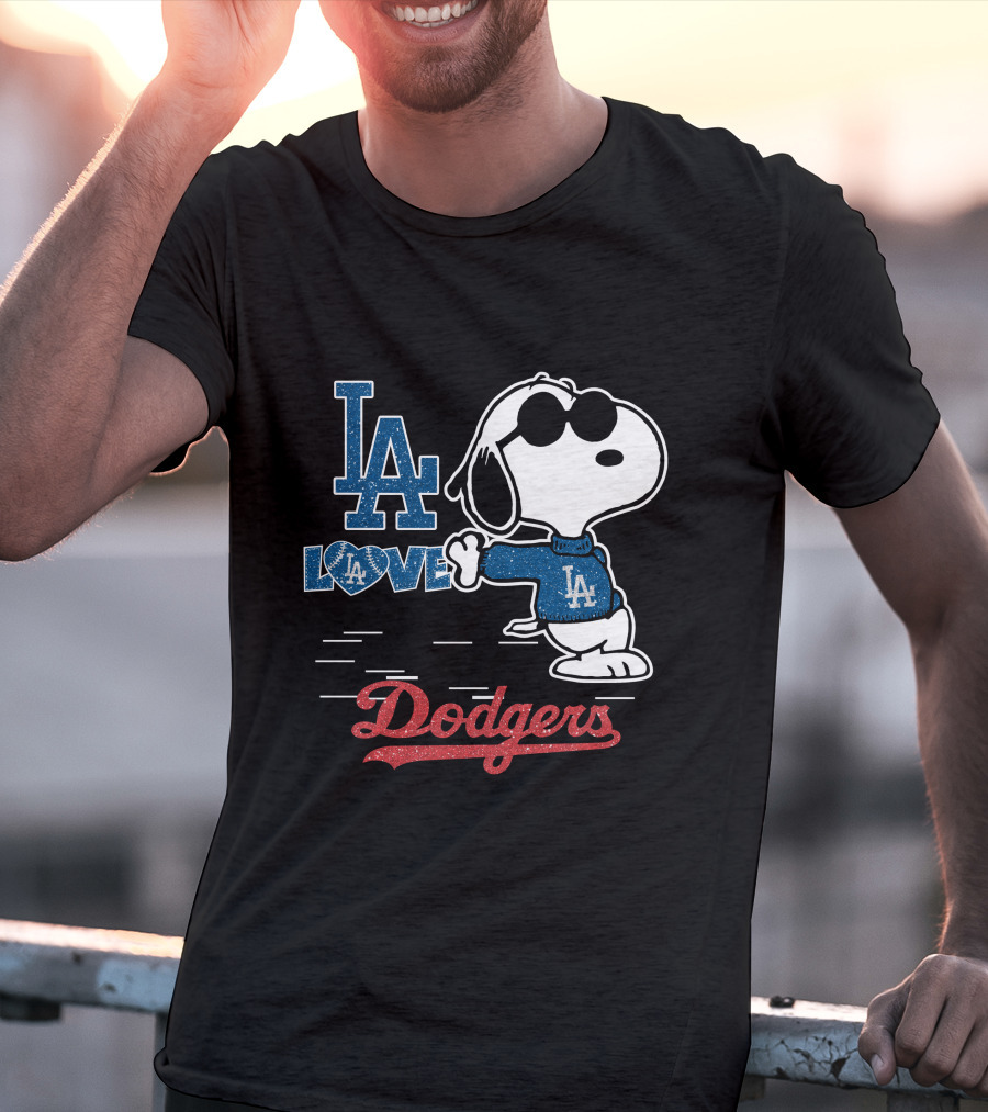 Snoopy LA Love Dodgers T-Shirt