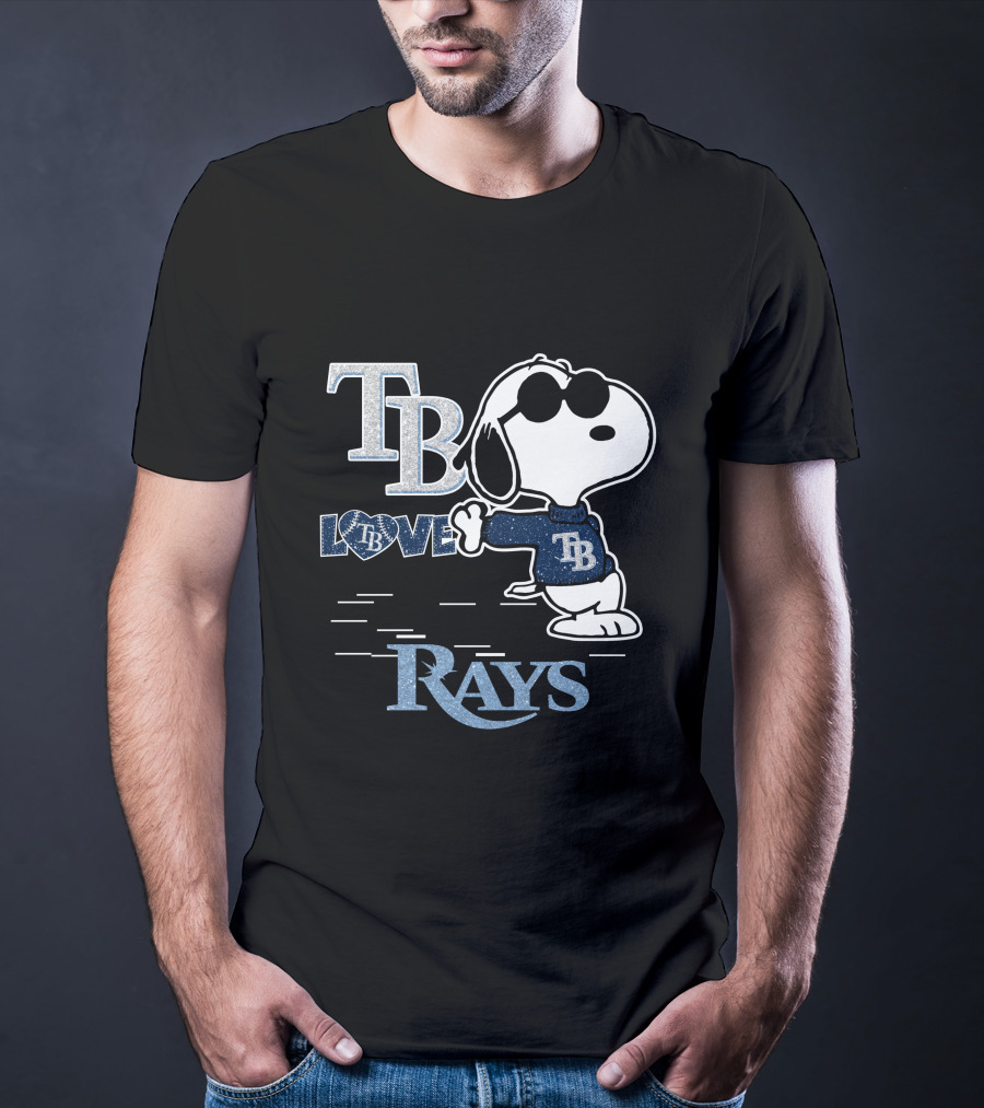 Snoopy TB Rays Love T-Shirt