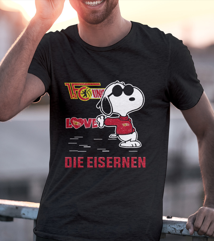 Snoopy Love 1. FC Union Berlin Die Eisernen T-Shirt