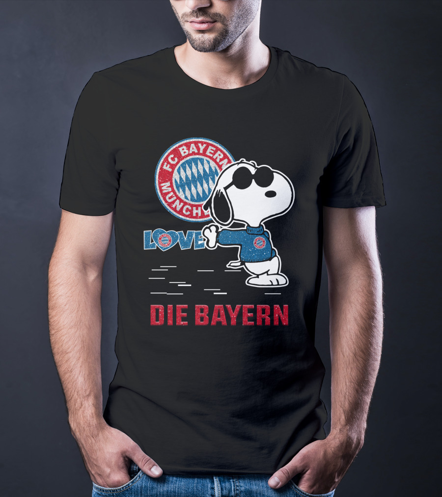 Snoopy Love FC Bayern München Die Bayern T-Shirt