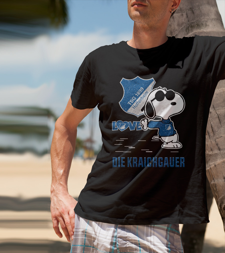 Snoopy Love TSG 1899 Hoffenheim Die Kraichgauer T-Shirt