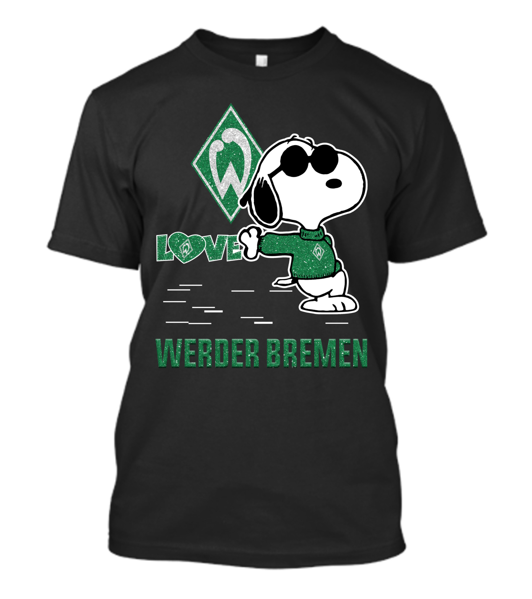 Snoopy Werder Bremen Love T-Shirt