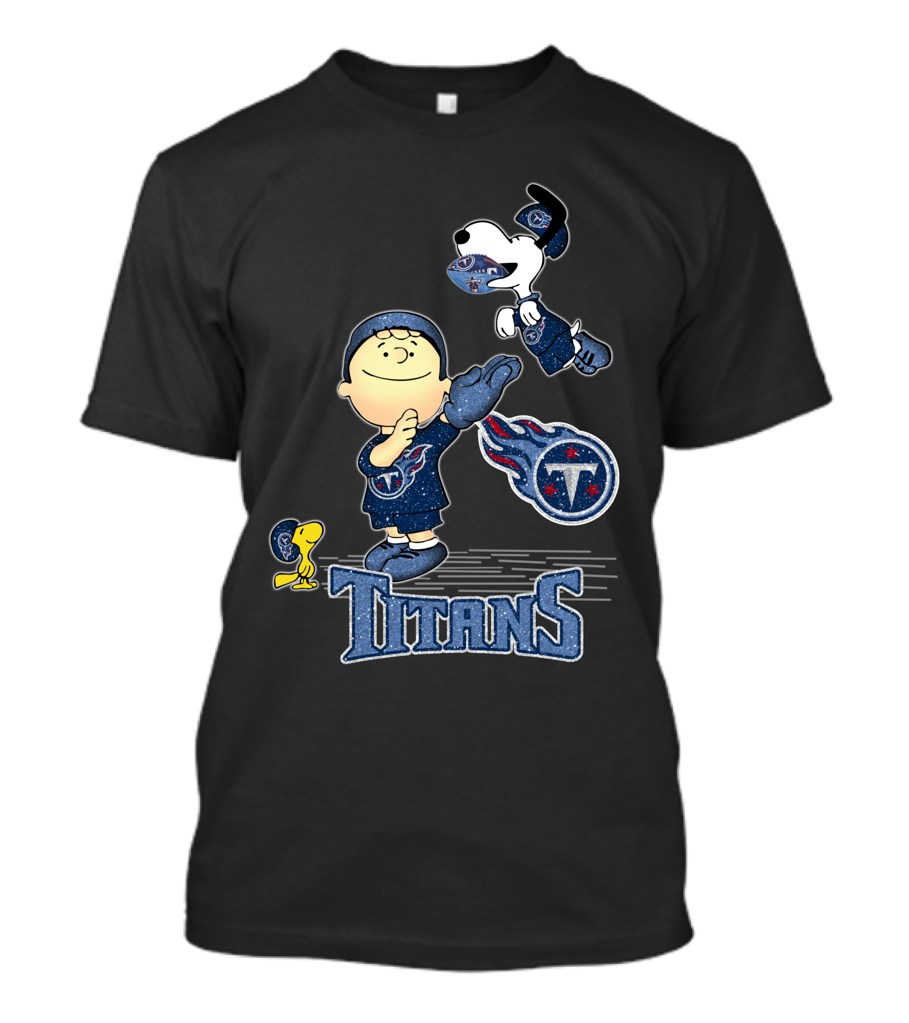 Snoopy Titans Love Tennessee Football Peanuts T-Shirt