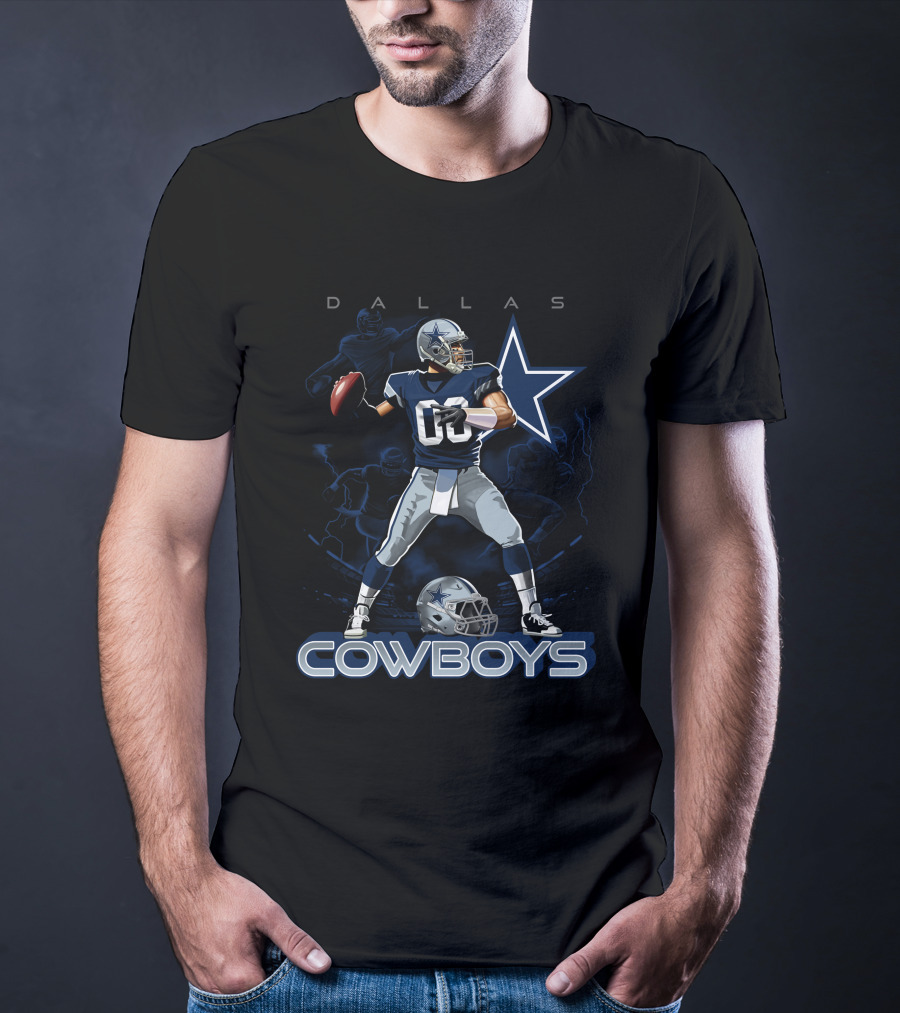 Dallas Cowboys Football Star Iconography T-Shirt