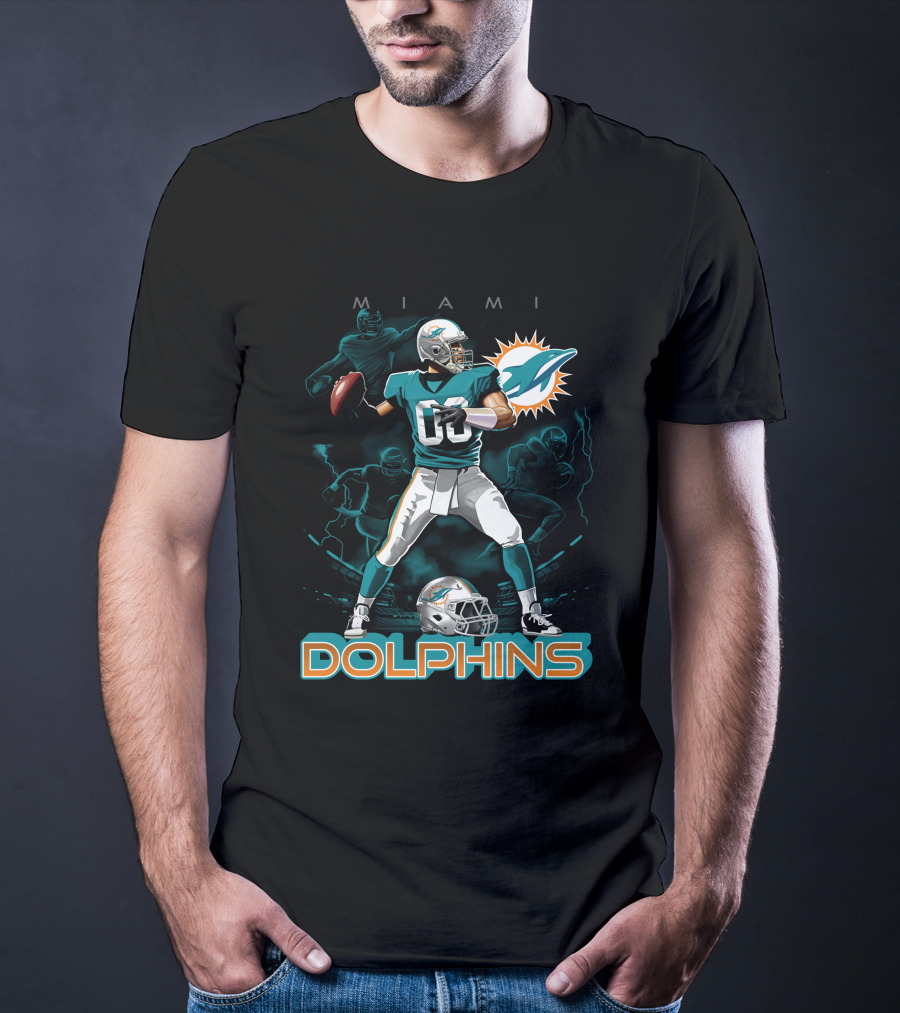 Miami Dolphins 13 Quarterback Football Legends T-Shirt